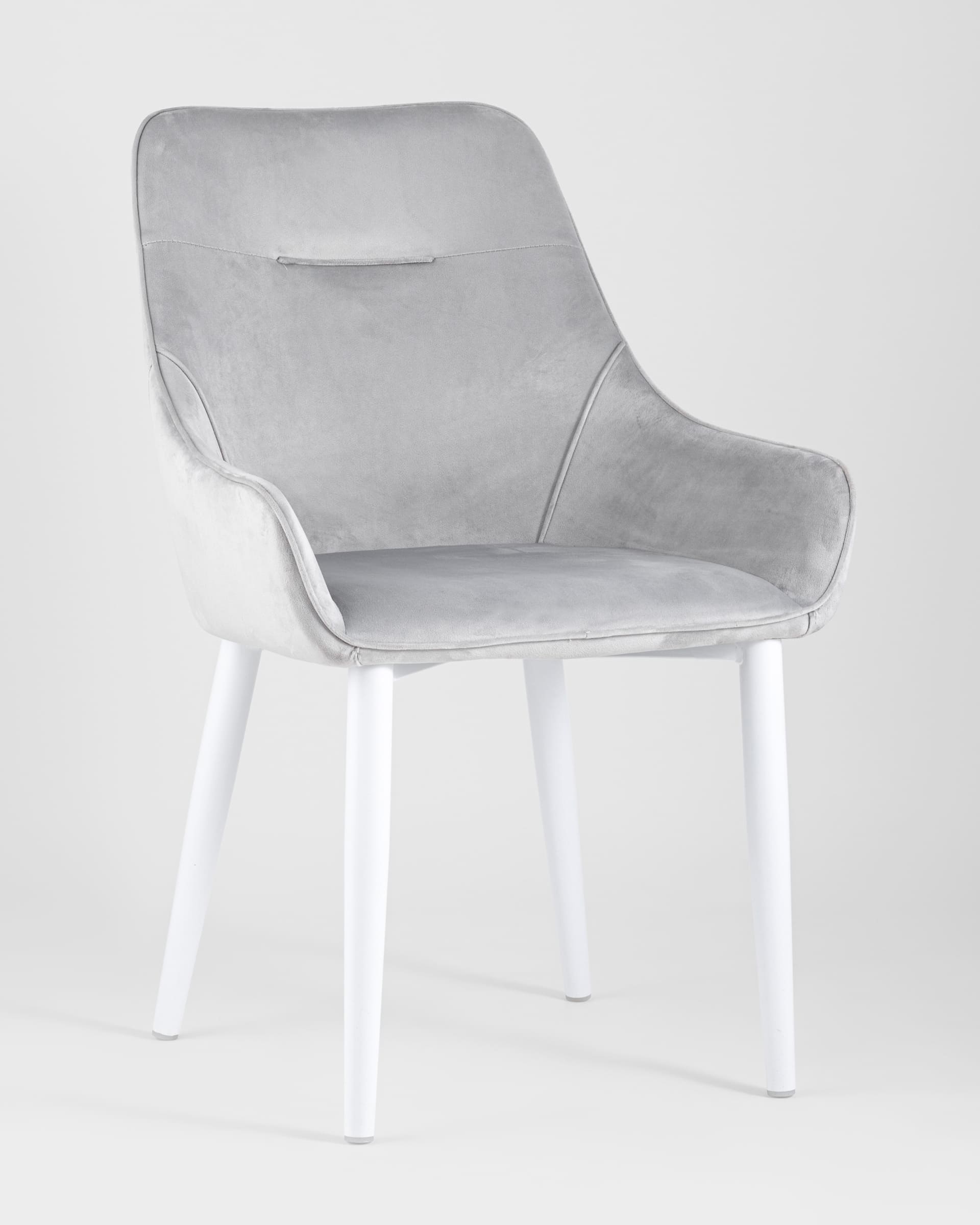 stul-diana-velyur-seryj-nozhki-belye_Gray