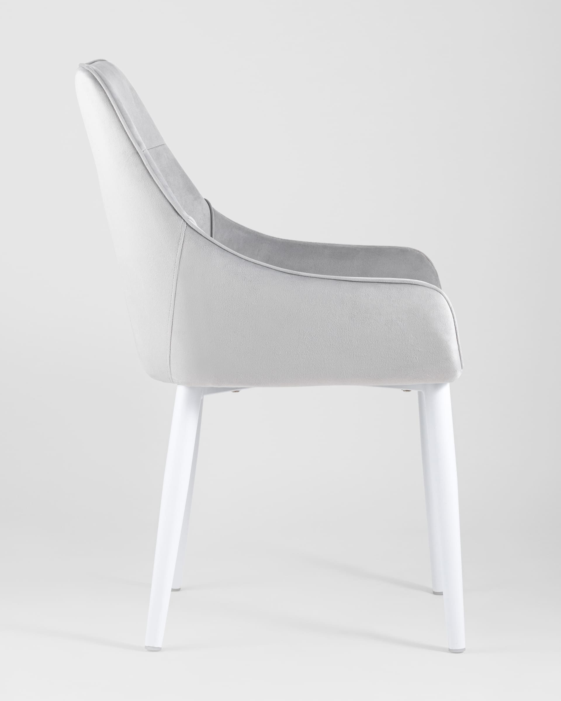 stul-diana-velyur-seryj-nozhki-belye_Gray