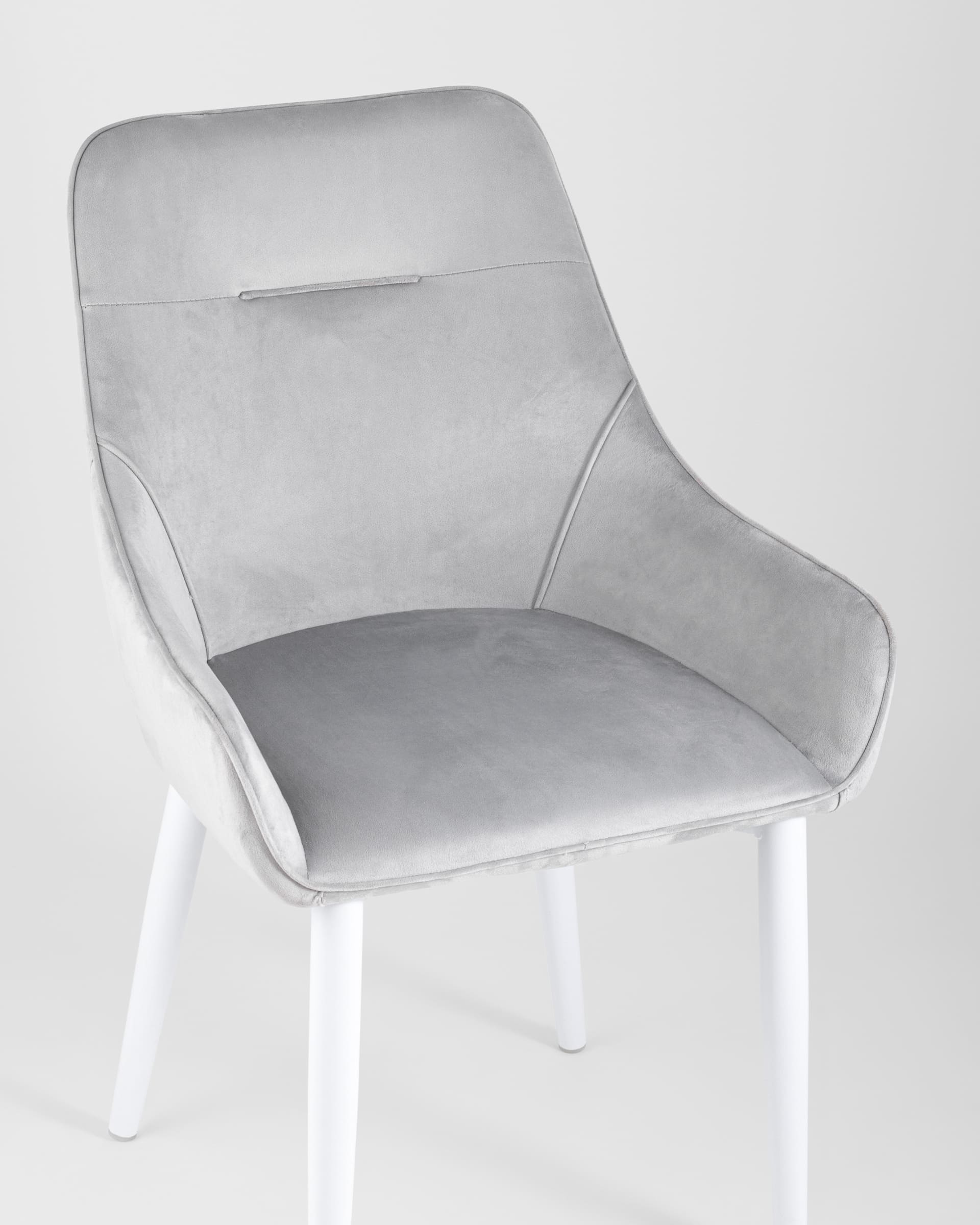 stul-diana-velyur-seryj-nozhki-belye_Gray