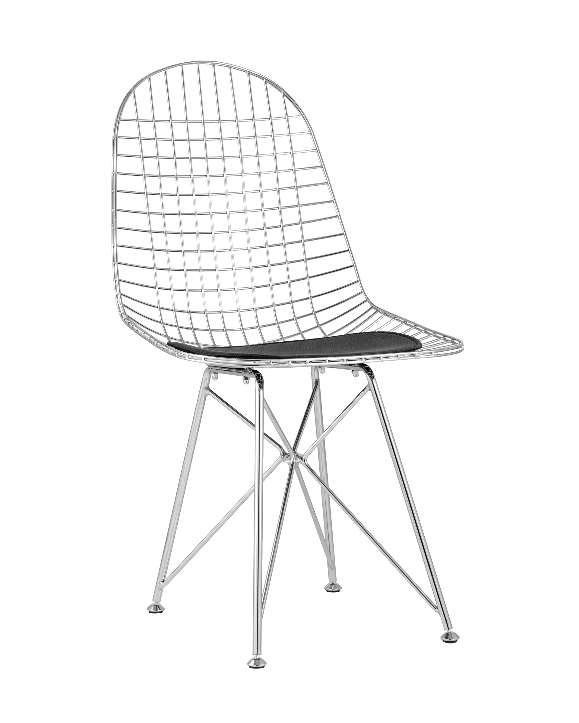 stul-obedennyj-eiffel-hromirovannyj-s-chernoj-podushkoj_White (2)