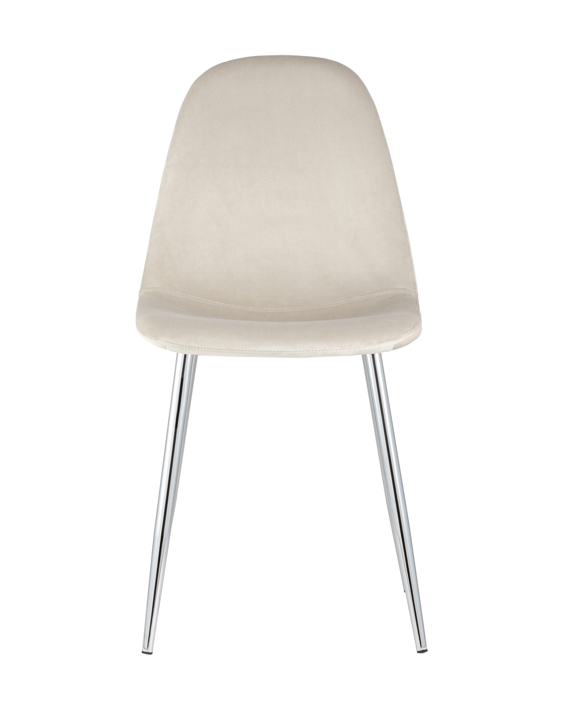 stul-valensiya-velyur-kremovyj-hromirovannye-nozhki_White