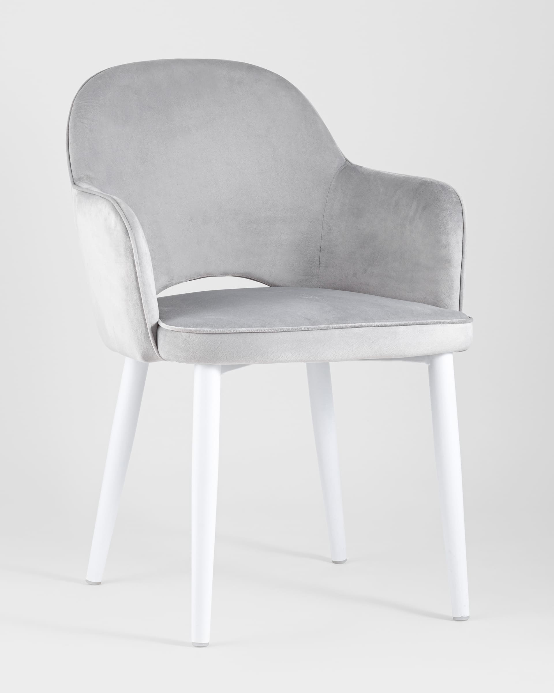 stul-venera-velyur-seryj-nozhki-belye_Gray